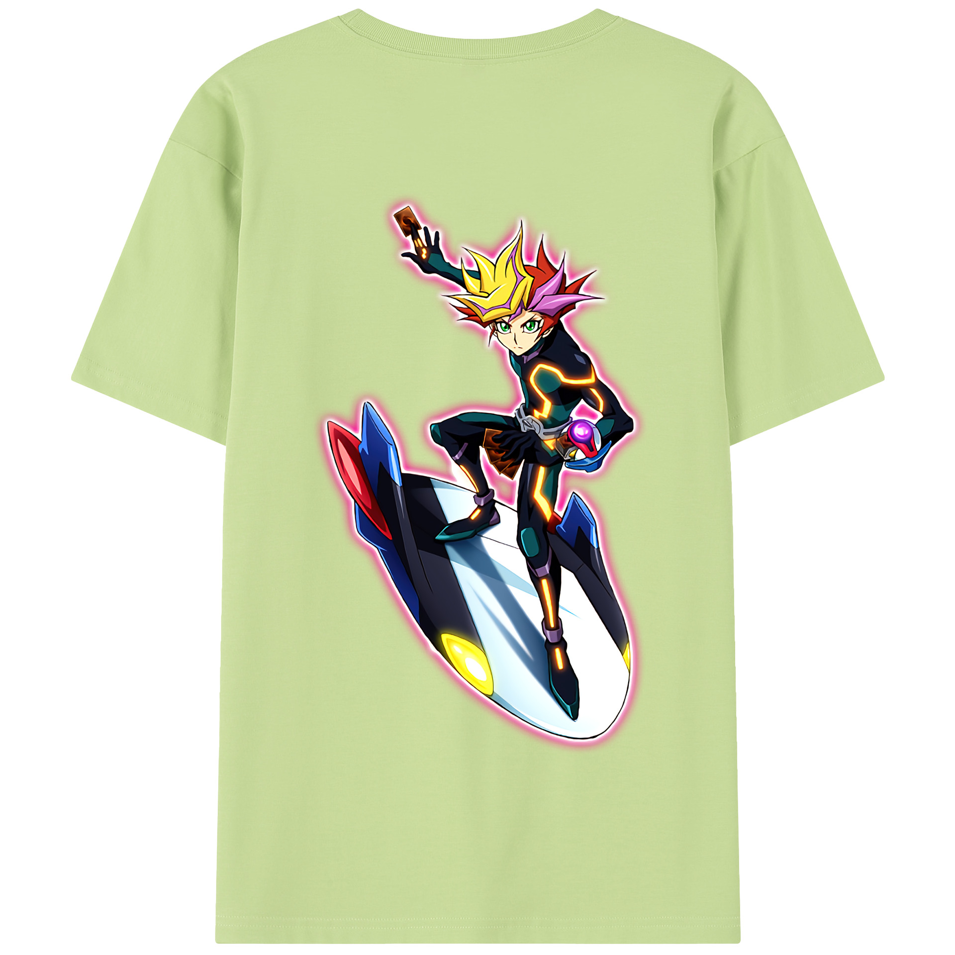 （画像用） 遊☆戯☆王 Yu-Gi-Oh! 綿100％半袖Tシャツ（背面プリント）
